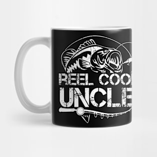 Reel Cool Uncle Fishing Daddy Fathers Day Dad For Men Mug